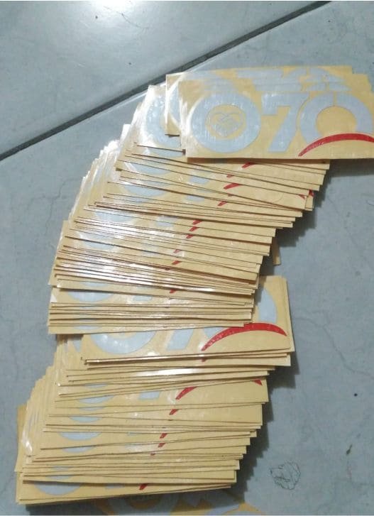 Cutting Sticker Design